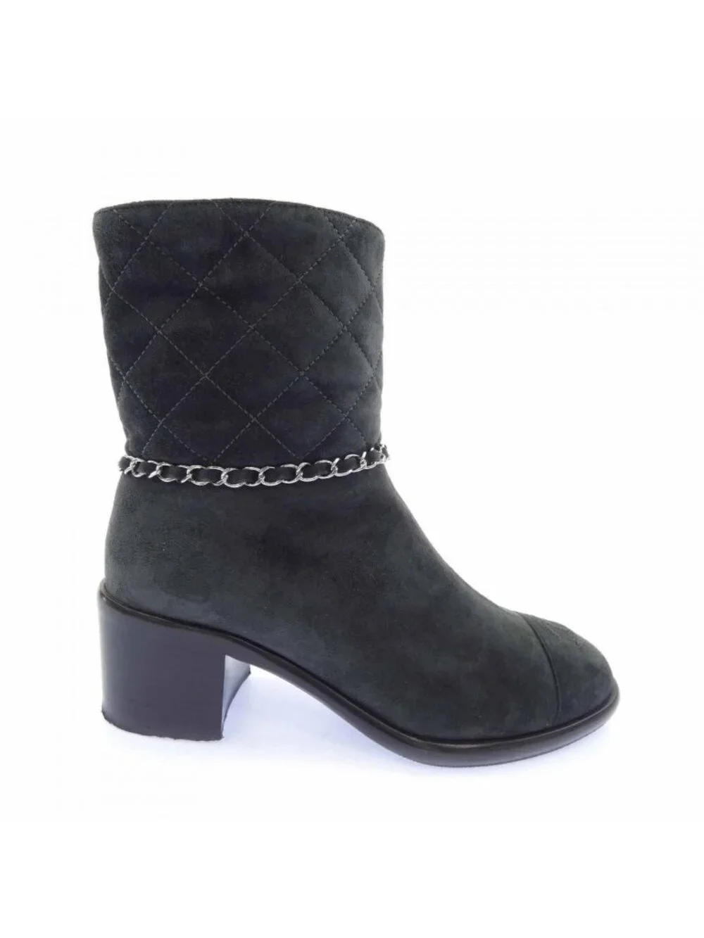 Chanel Boots Gray